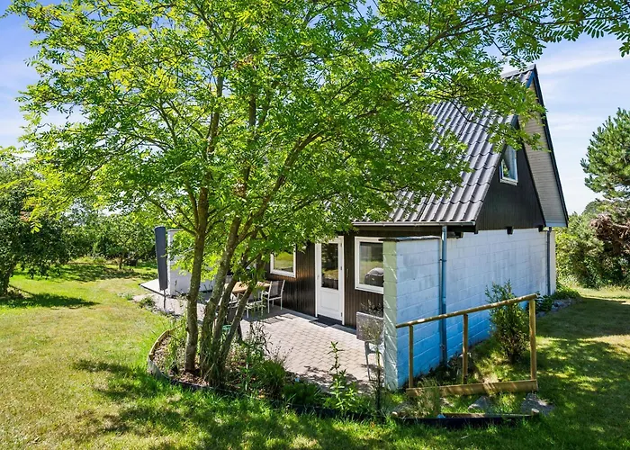 Сasa de vacaciones Beautiful And Well-maintained Two-level With Several Terraces And Lovely Sea Views Close To The Beach, Forest And The Charming Harbour Ebeltoft